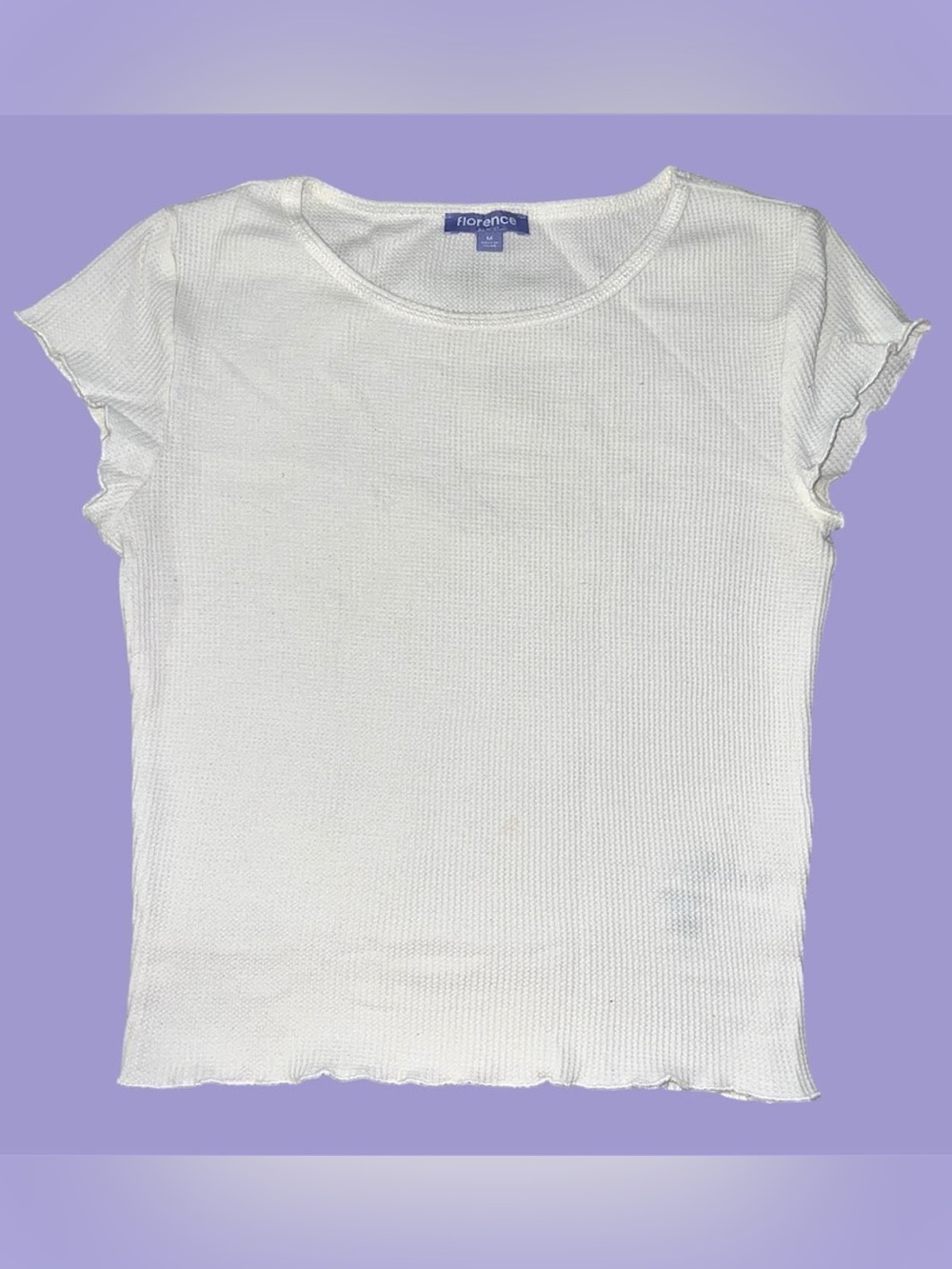beige top